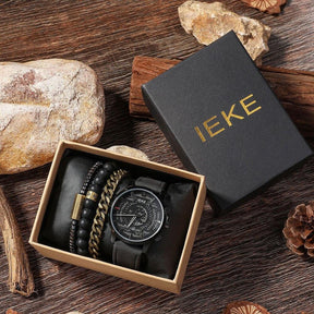 Kit Elegance IEKE - Relógio Sport Casual + 3 Pulseiras